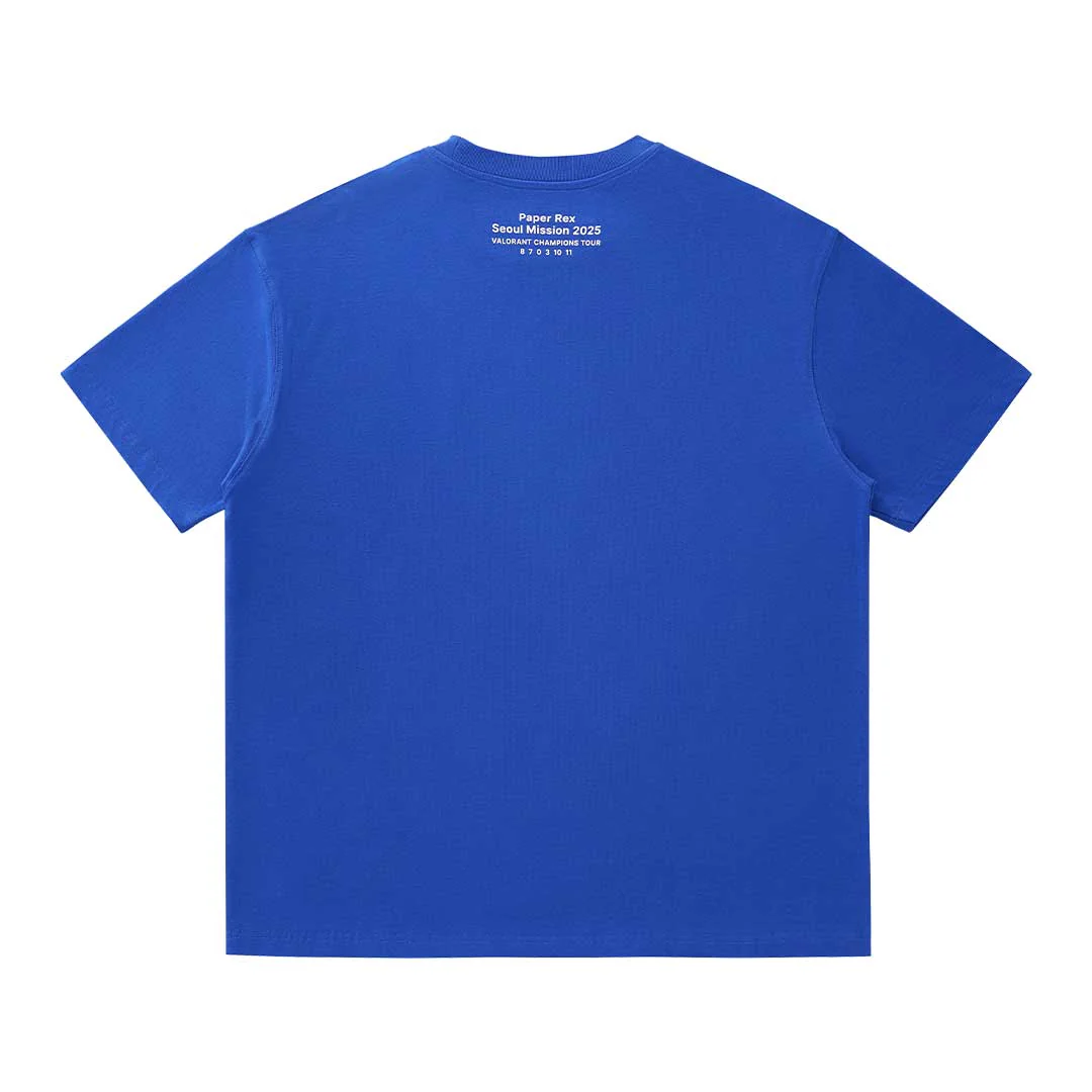PRX Seoul Mission Tee 2025 - Velocity Blue - Image 2